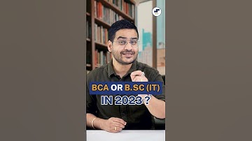 💥BCA Or B.Sc IT in 2023? B.Sc Information Technology Vs BCA! #shorts #youtubeshorts #bca #bscIT