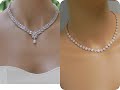 Latest diamond necklace sets design ideas/diamond jewellery sets collection/party wear designer sets
