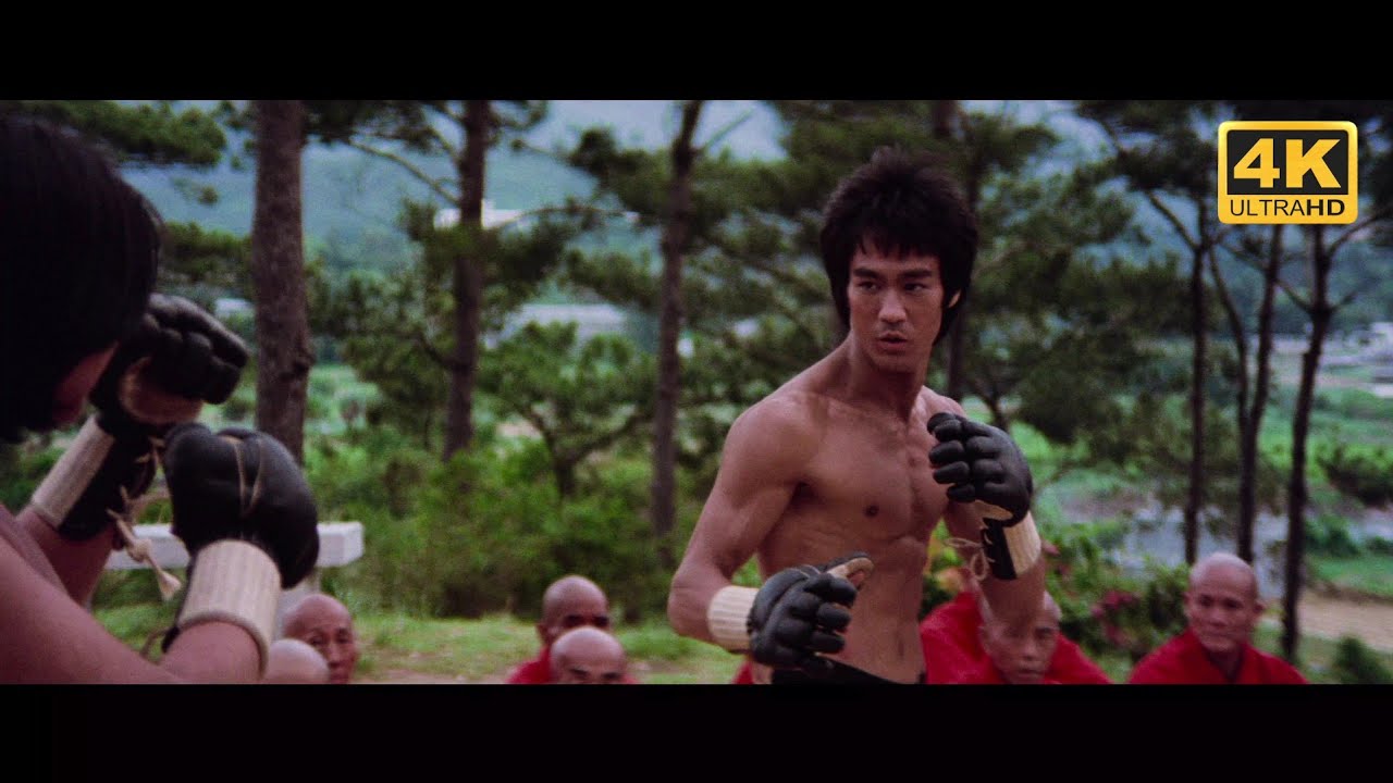 Enter The Dragon (1973) Opening Fight Scene Bruce Lee Vs