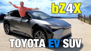 2023 Toyota bZ4X First Drive | Taking a Spin in Toyota's New Electric SUV | Price, Range \& More