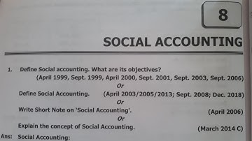 Social Accounting Bcom 5th Semester Full explanation in hindi by @Simplifiedstudyofficial