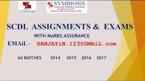 SCDL LOGIN SCDL PGDBA ASSIGNMENTS  SCDL ASSIGNMENTS  ALL BATCHES MARKS ASSURANCE MBA PROJECT REPORT