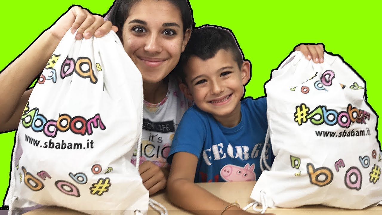 Sacchi a sorpresa SBABAM!!