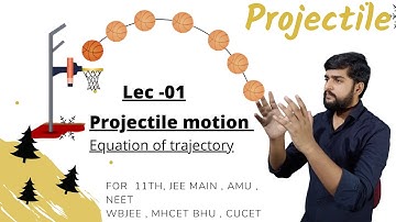 Projectile Motion Lec 01  ||Class 11 chap 4- || Motion in a Plane || Motion in 2-D | AMU B.tech stbg