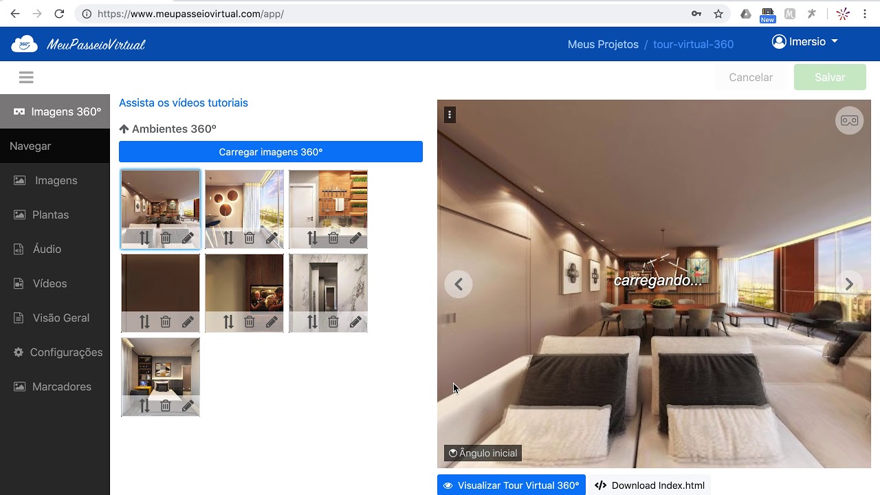 MeuPasseioVirtual: Plataforma online para Tours Virtuais 360