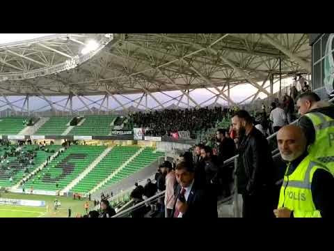 Sakarya’da maçın bitiş düdüğü ile Altay Tribünü 🔥