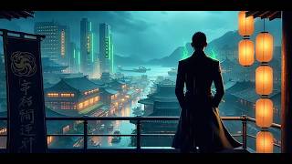 Jade City Ambience 💚 | Rainy Nights in Janloon | Green Bone Clan Atmosphere