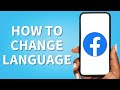 How to Change Language on Facebook on Laptop/PC (Full 2025 Guide)