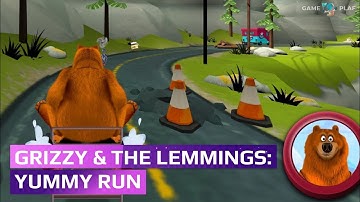 Grizzy & the Lemmings: Yummy Run Game Review - Walkthrough