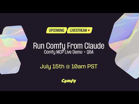 Run ComfyUI From Claude/Cursor with Comfy MCP