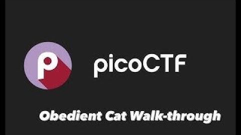 Capture The Flag - picoCTF  "Obedient Cat"