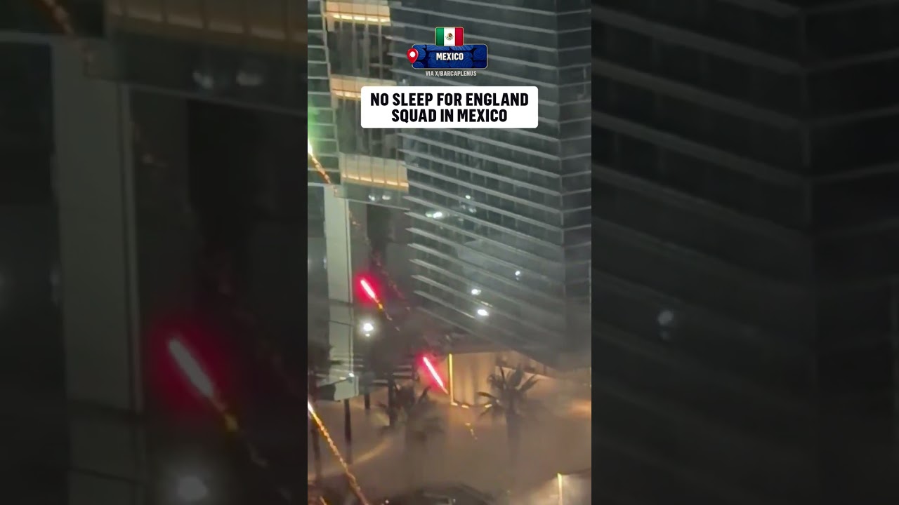 Mexico fans made sure England didn’t get much sleep ahead of today’s matchup