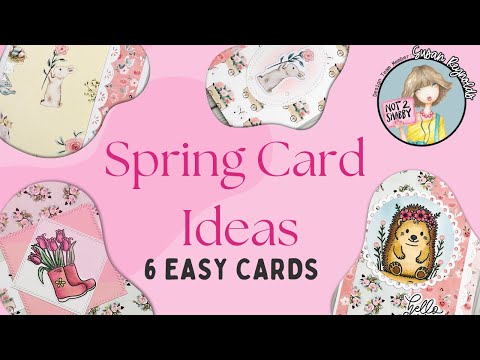 Beautiful Spring Cards - Step by Step Using Time For Spring Collection by @Not2ShabbyShop