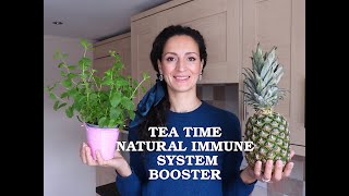 TEA TIME Boiled pineapple peels&ginger NATURAL IMMUNE SYSTEM BOOSTER ANTI-INFLAMMATORY TEA Vlogmas 1