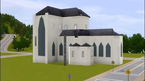 How to Build a Sims 3 Gothic Cathedral / Church