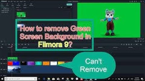 How to remove Video Background in filmora 9 | how to use chroma key in filmora 9 | moiz ali tv