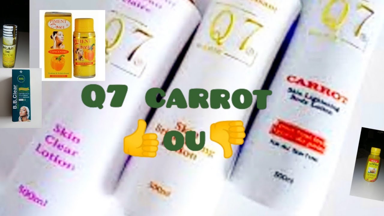 REVUE CRÈME Q7 CARROT + COMMENT L UTILISER YouTube