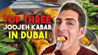 Top 3 Iranian Jujeh (Chicken) Kebabs in Dubai | Iranian Food Guide | #dubai #streetfood #foodvlog