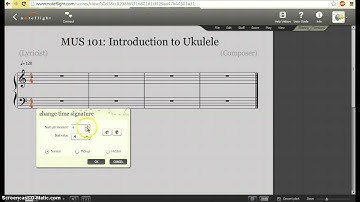 Creating a Score using Noteflight.com