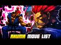 AKUMA MOVE LIST - SVC Chaos: SNK vs. Capcom