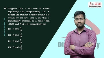 IIT-JAM MS 2022 Q.19 Solution | Basic Probability & Expectation | Question Discussion | Dips Academy