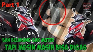 Penyebab Motor Matic Vario Meraung dan roda belakang tidak berputar - Kang One