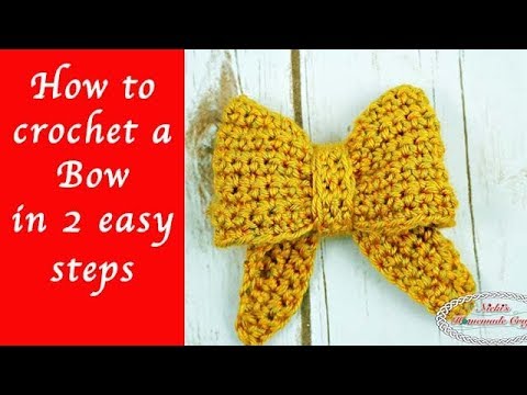 Crochet Curly Bow Tutorial ⋆ Dream a Little Bigger