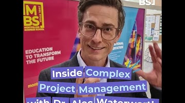 Dive into the world of complex project management with Dr. Alec Waterworth