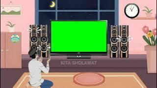 green screen tv terbaru dengan orang berdoa 2021