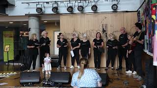 FoStars (Foster Carer Choir) performance in Community Summer Showcase 2025