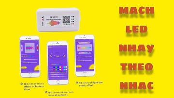 Mạch Led Full Nháy Theo Nhạc Điều Khiển Trên ĐIỆN THOẠI Wifi - Bluetooth - SP107E