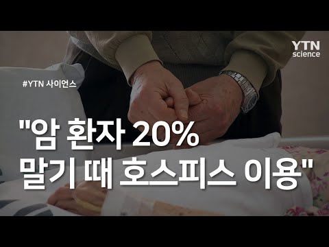 "암 환자 20% 말기 때 호스피스 이용" / YTN 사이언스