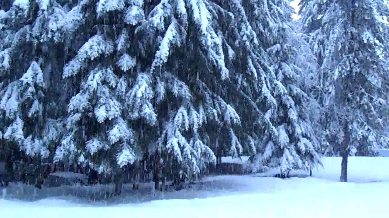 Snowing in Noxon Montana YouTube