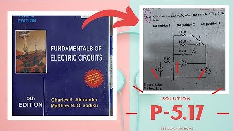 Problem Solution || P-5.17 || Alexander 🖋️ Sadiku|| Ch-05 || Operational Amplifier
