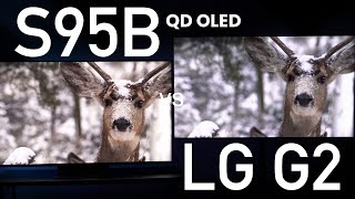 Tech With Kg Videos Samsung S95B vs LG G2 Comparison Gaming & Demos | QD OLED vs OLED TV