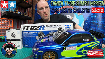 Tamiya TT 02R Subaru Impreza WRC Monte Carlo 
