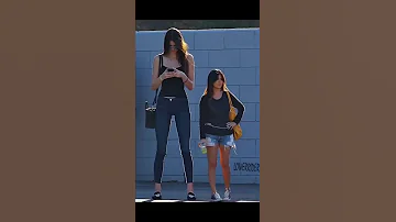 Kourtney vs kendall 👭 height edition #kendalljenner #kourtneyKardashian  #shorts