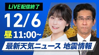 ウェザーニュースの配信のサムネイル画像
