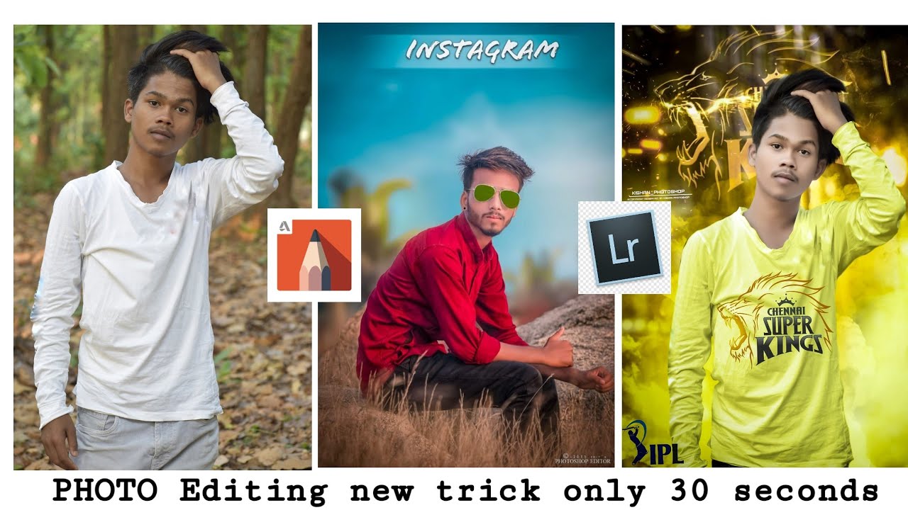 Ipl Photo editing | Autodesk sketch book | Chennai Super King (CSK) | Only 30 seconds methods Edting