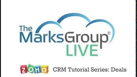 Zoho CRM Tutorial: Deals