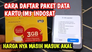 CARA BELI PAKET MURAH INTERNET IM3 INDOSAT