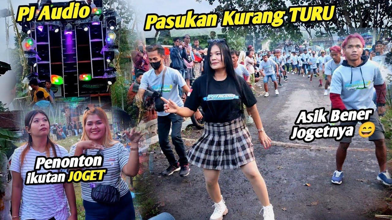 Joget Karnaval Dj Sweet Love dari Pasukan Kurang Turu ft PJ Audio Karnaval desa Arjasa Sukowono