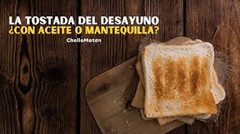 Imagen del video:  CONSEJOS SALUDABLES. La TOSTADA del desayuno mejor con MANTEQUILLA o ACEITE ¿Cuál es más MÁS SANA?