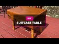 How to make DIY a suitcase table