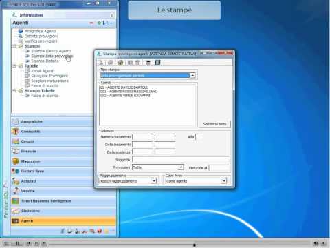 Fenice SQL Pro - Gestione  Agenti