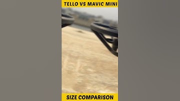 DJI TELLO vs MAVIC MINI size comparison!! #shorts