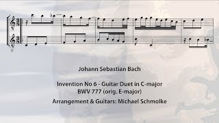 Invention No 6 - Guitar Duet in C-major