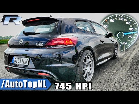 745HP VW Scirocco R 2.0 TSI | ACCELERATION SOUND & 1/2 MILE by AutoTopNL