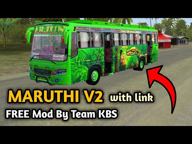 MARUTI V2 free Mod By Team KBS Released With Link For Bussid V3.3.2|Bus simulator Indonesia class=