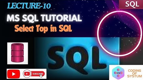 || SQL select top statement in ms SQL || For Data Analytics || #sql